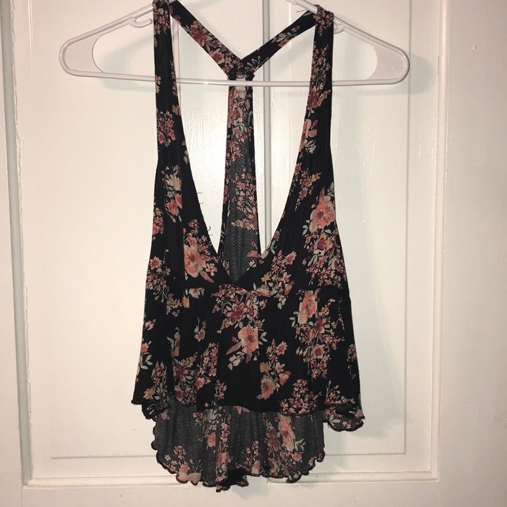 Razor back crop top